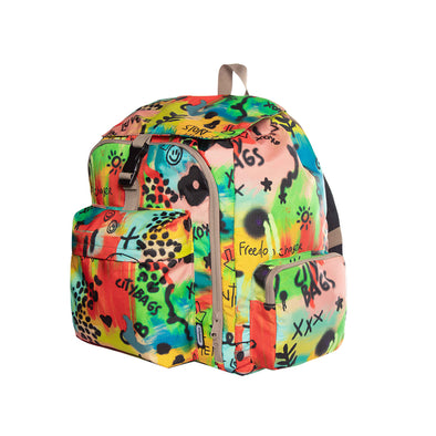 Morral Mochilero Pequeno ULTRA Estampado Graffiti Citybags Multicolor