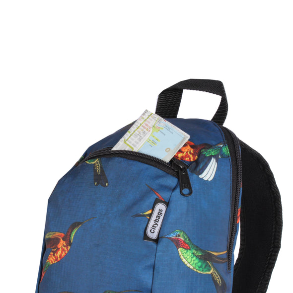 Morral Trekking ULTRA Estampado Colibries Citybags Multicolor