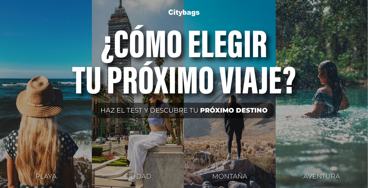¿Playa, ciudad, montaña o aventura? Elige tu próximo viaje