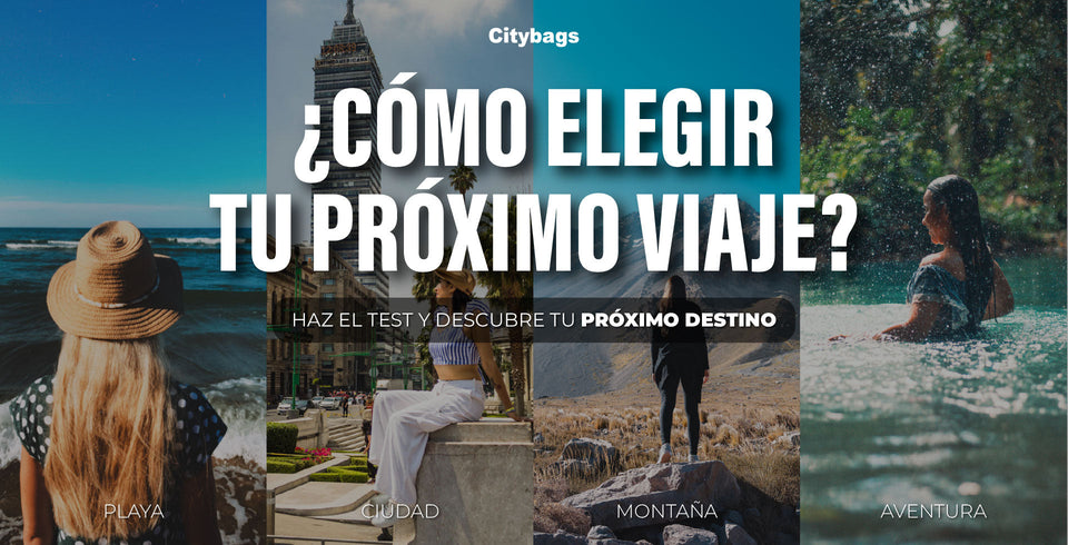 ¿Playa, ciudad, montaña o aventura? Elige tu próximo viaje