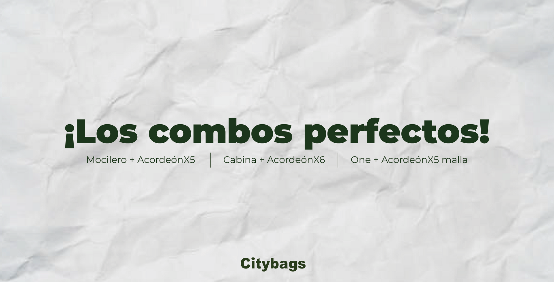 Los combos perfectos de Citybags: morrales + cubos organizadores