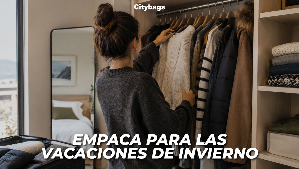 ¿Cómo empacar para las vacaciones de invierno y ahorrar espacio? ❄️🧳