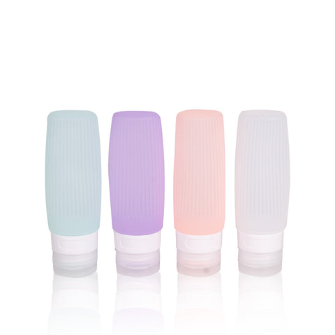 Botellas de almacenamiento para viajar x 4 unidades