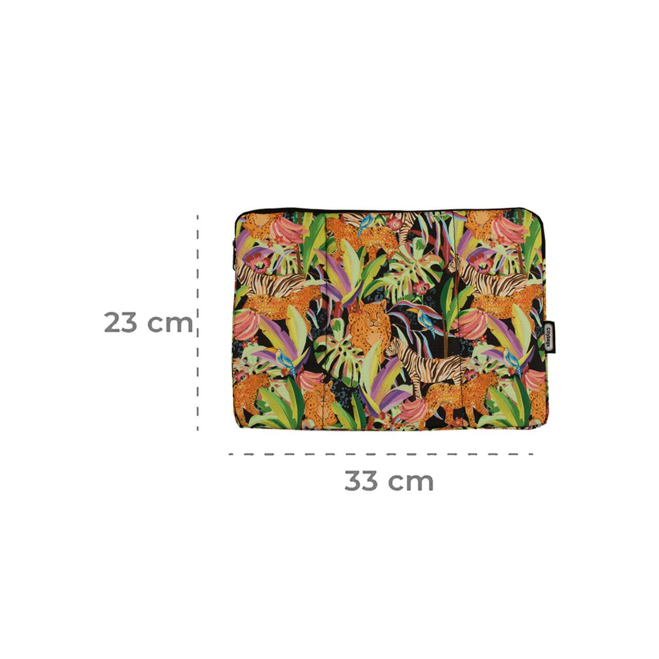 Estuche Laptop Pequeño Estampado Africa Citybags Multicolor 37x27x2cm