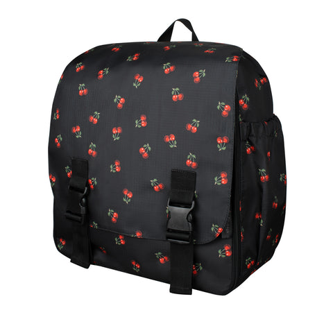 Morral Cabina Tapa Ultra Citybags Estampado Cerezas