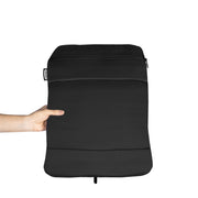 Estuche negro plano del morral plegado para fácil almacenamiento - Citybags