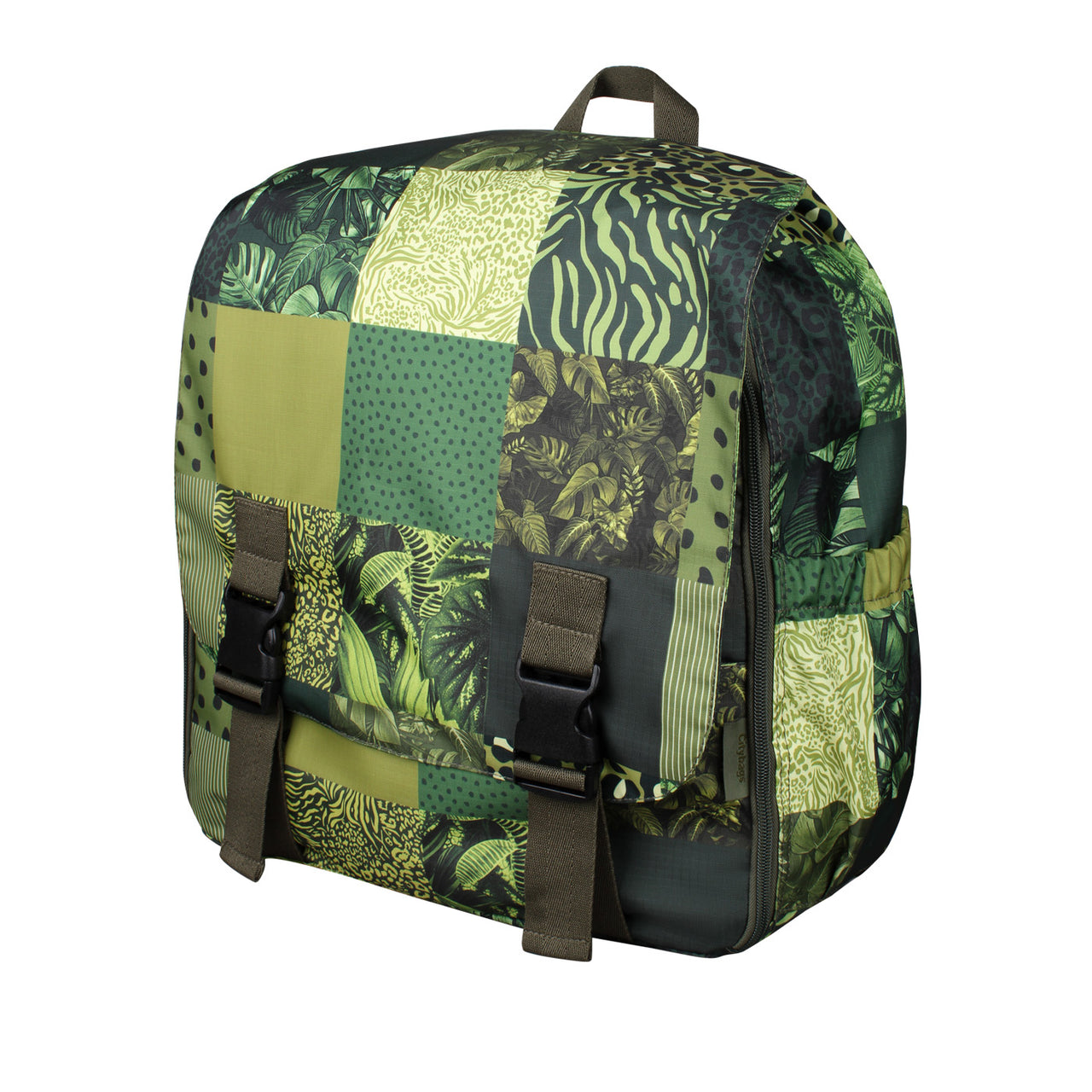 Morral Cabina Tapa Ultra Citybags Estampado Green