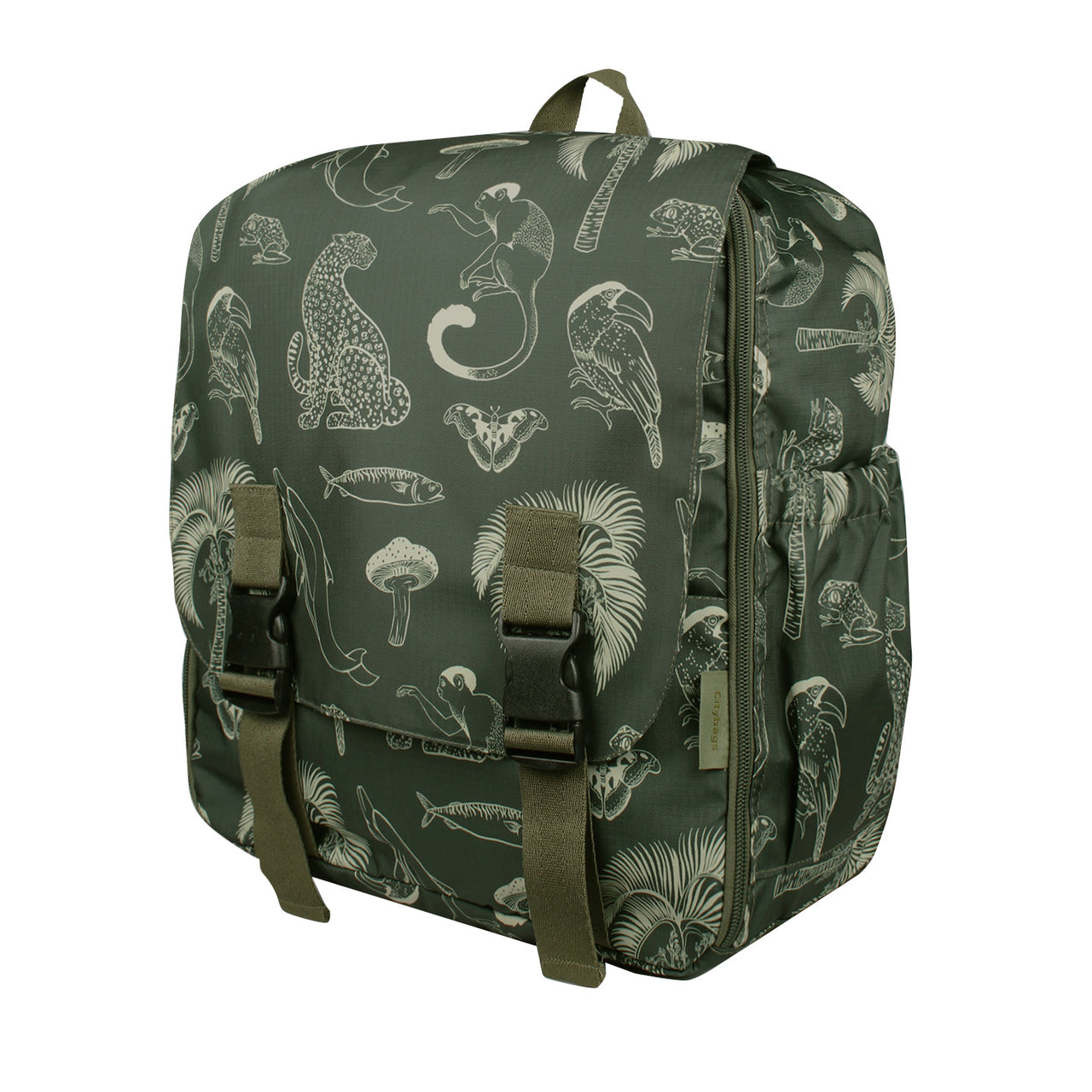 Morral Cabina Tapa Ultra Citybags Estampado Amazonas