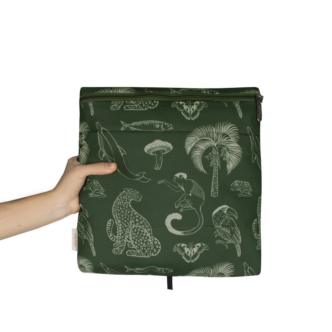 Morral Cabina Tapa Ultra Citybags Estampado Amazonas