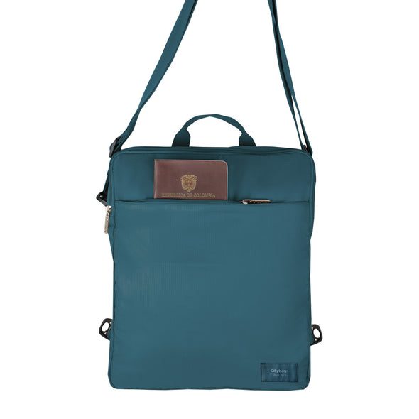 Bolso Manos Libres Convertible a Morral Citybags Light Azul