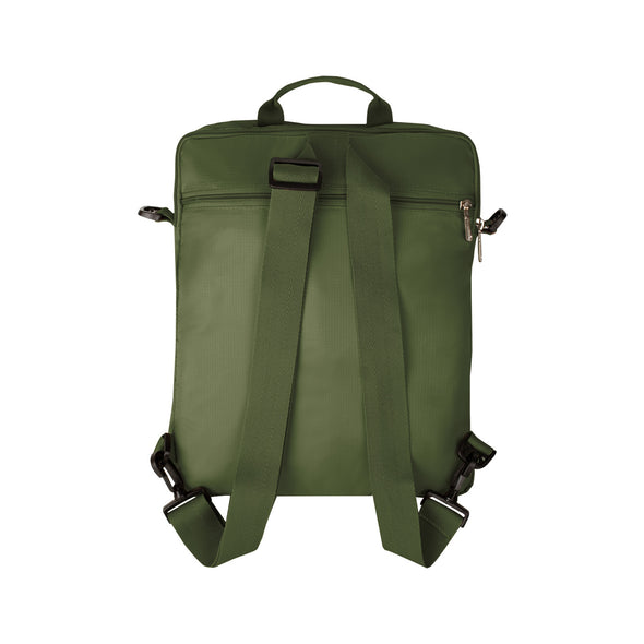 Bolso Manos Libres Convertible a Morral Citybags Light Verde Militar