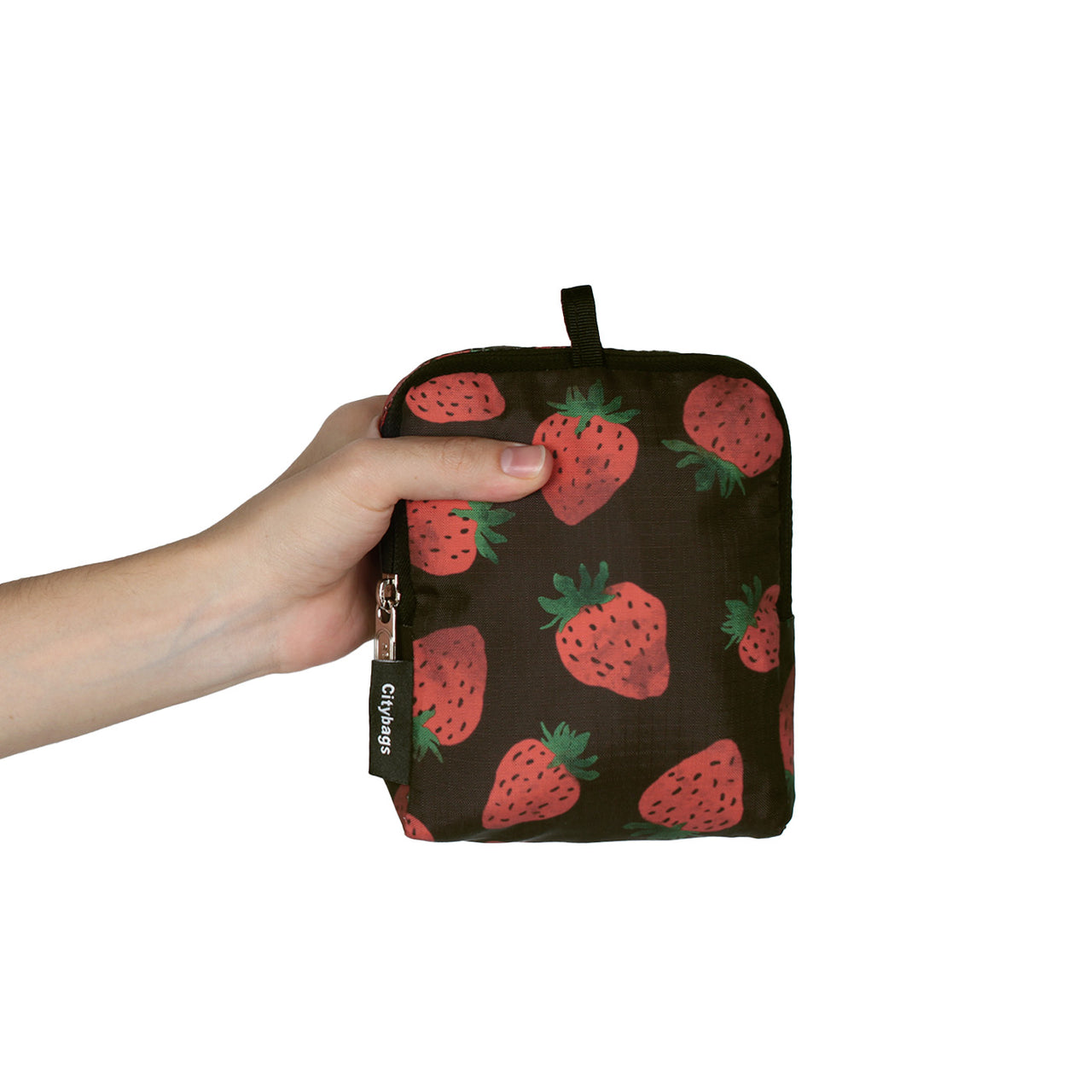 Morral Plegable ULTRA Estampado Fresas Citybags Multicolor