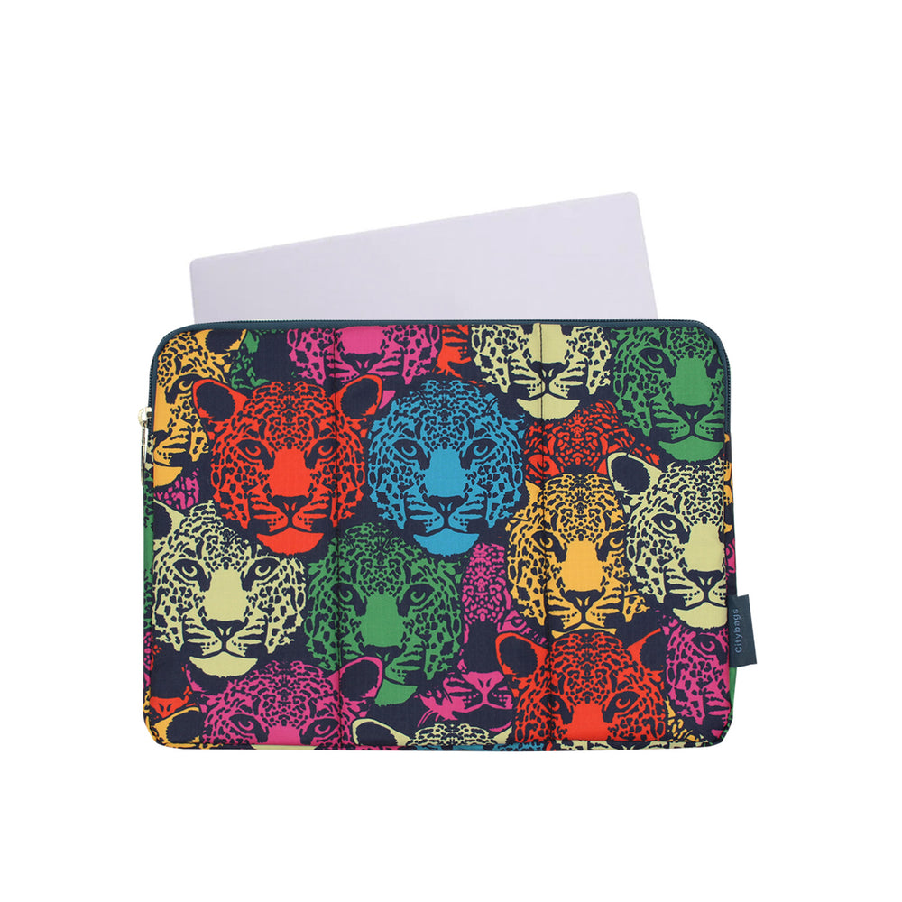 Estuche Laptop Grande Ultra Estampado Panteras 37x27x2cm