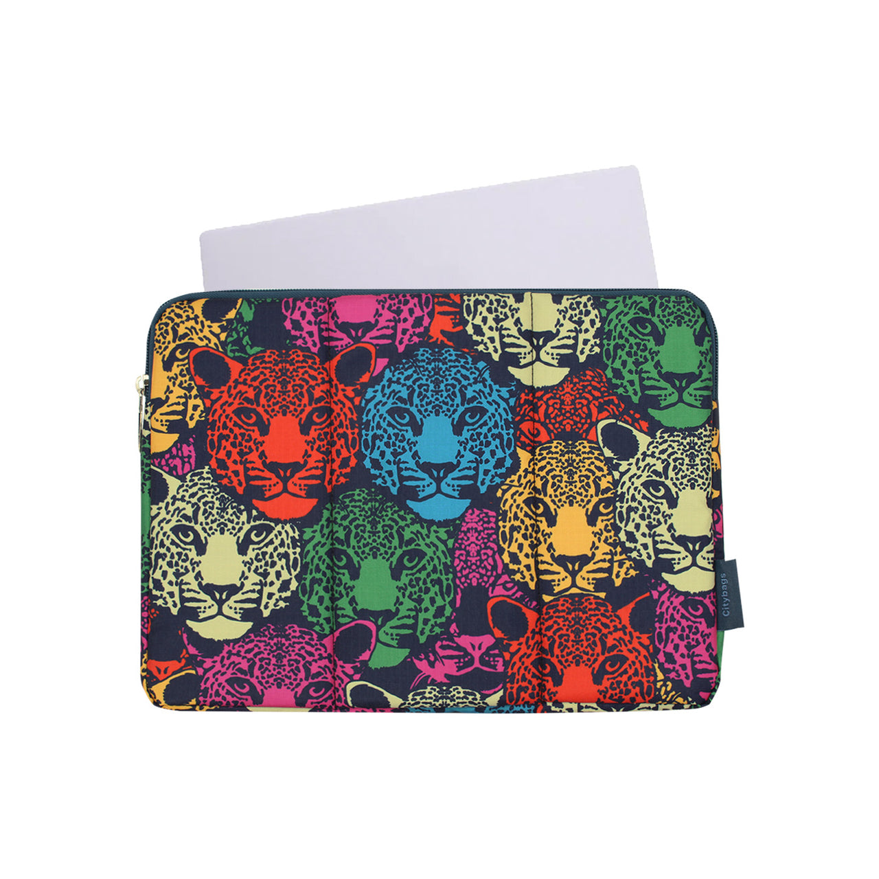 Estuche Laptop Pequeño Ultra Estampado Panteras 33x23x2