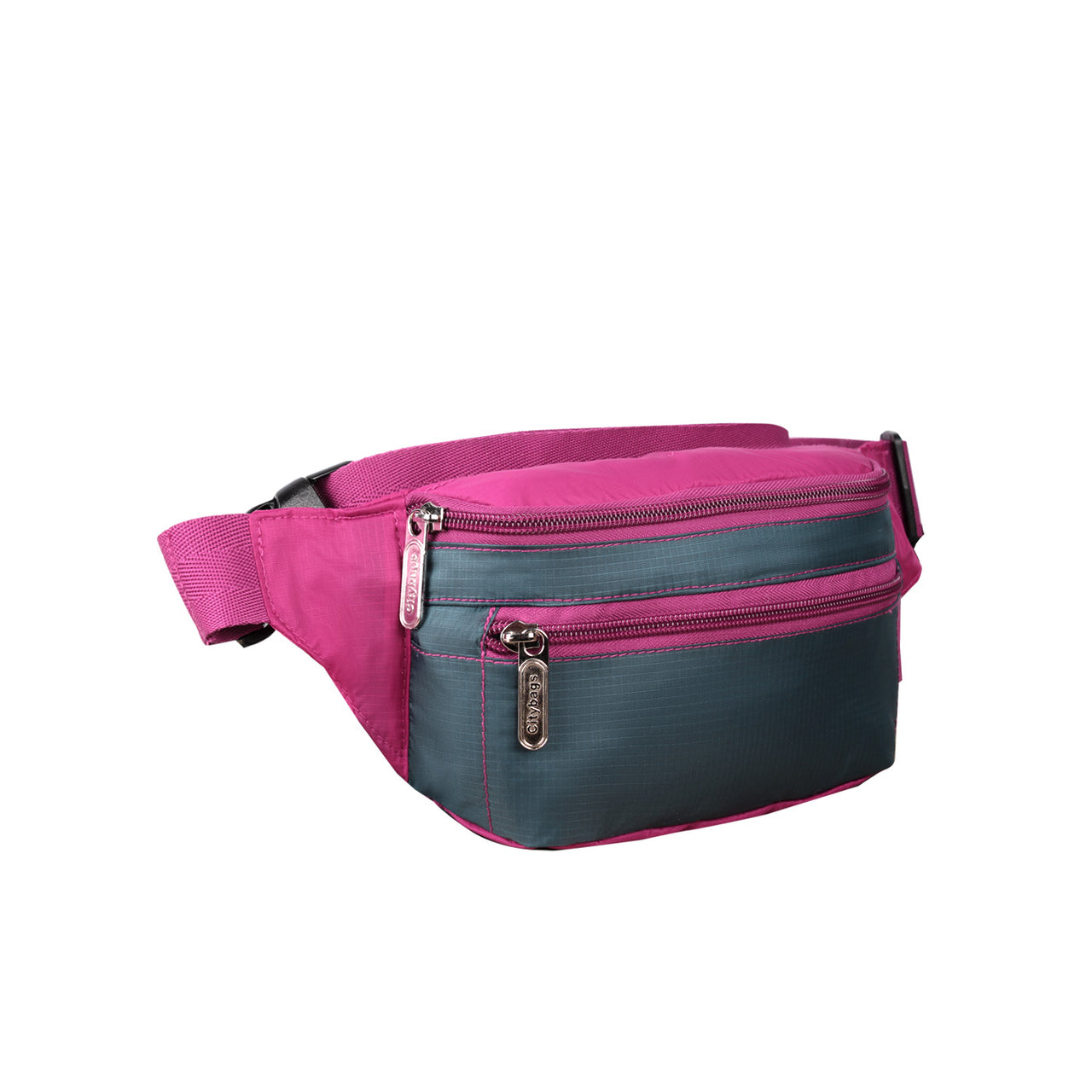 Canguro Plegable Citybags Azul-Fucsia