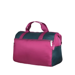 Maleta M Plegable Azul-Fucsia