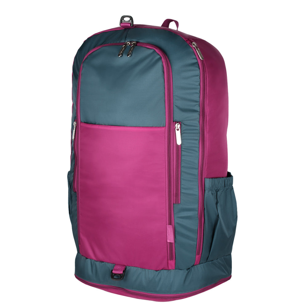 Morral Aventura Plegable Azul-Fucsia Citybags