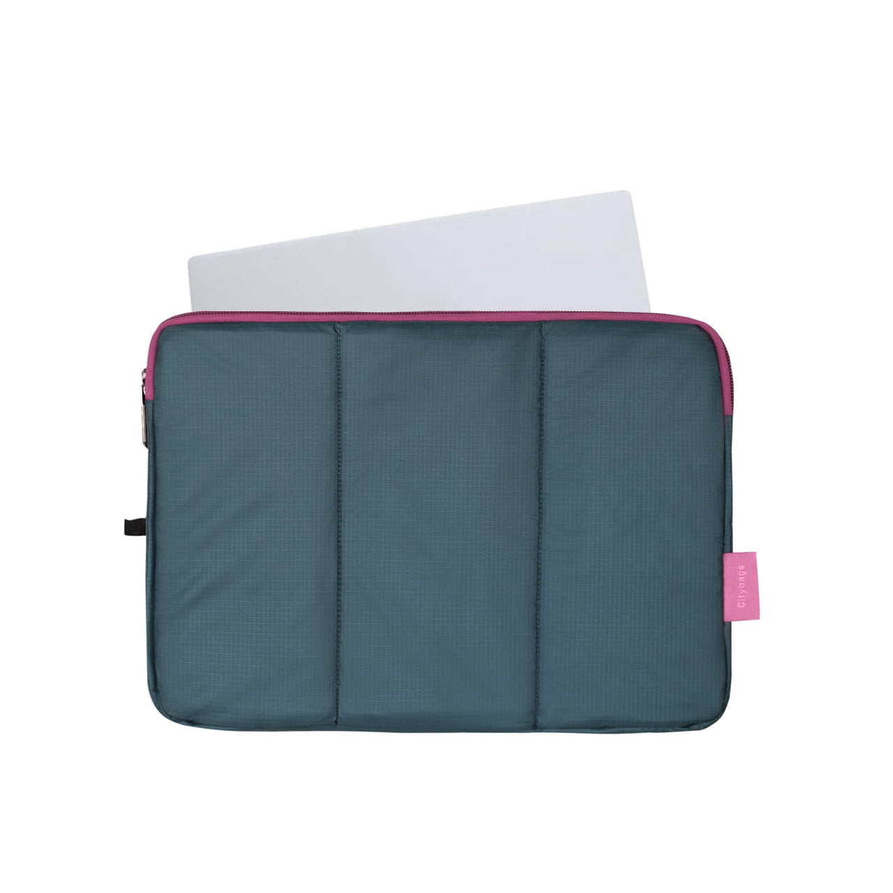 Estuche Laptop Pequeño Citybags Azul-Fucsia 33x23x2