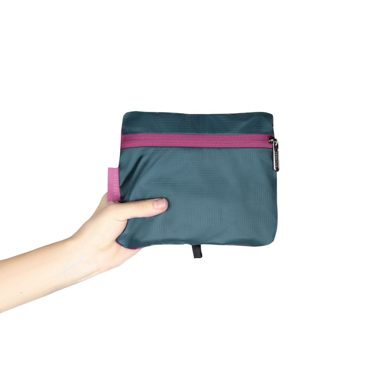 Canguro XL Plegable Citybags Azul-Fucsia