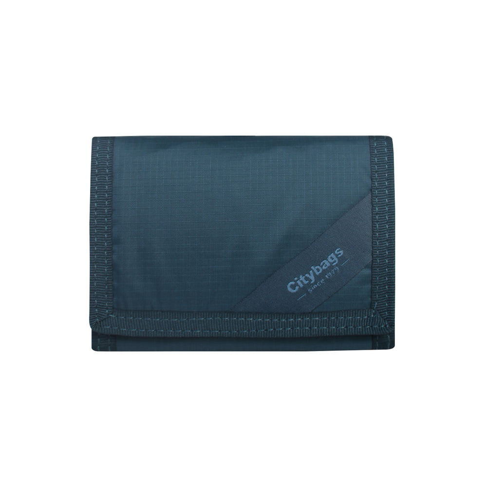 Billetera Clásica Azul Velcro