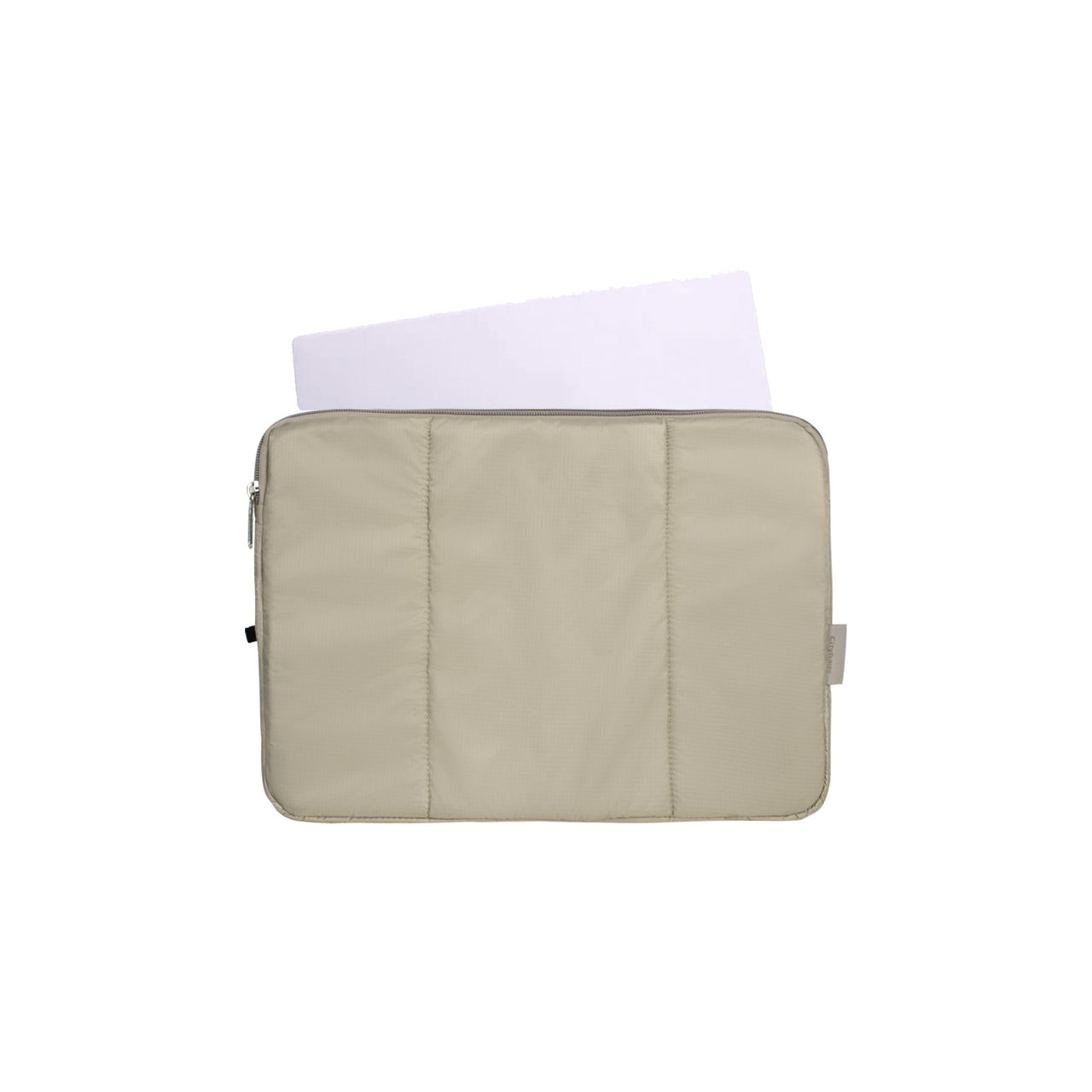 Estuche Laptop Pequeño Citybags Beige 33x23x2