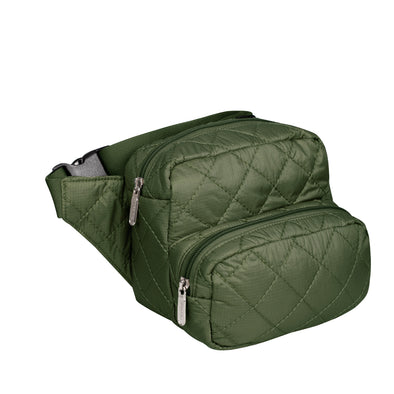 Canguro XL Plegable Puffer Verde Militar