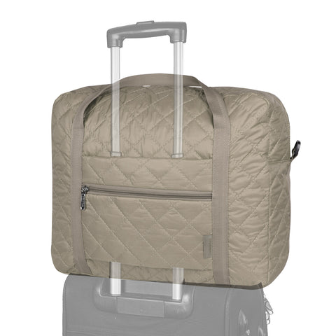 Maleta Articulo Personal Plegable Puffer Beige