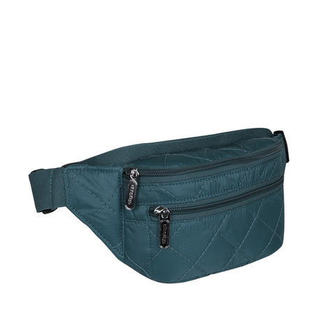 Canguro Plegable Puffer Azul