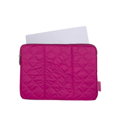 Estuche Laptop Grande Puffer Fucsia 37x27x2cm
