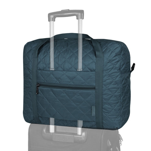 Maleta Articulo Personal Plegable Puffer Azul