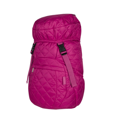 Morral Viajero Plegable Puffer Fucsia