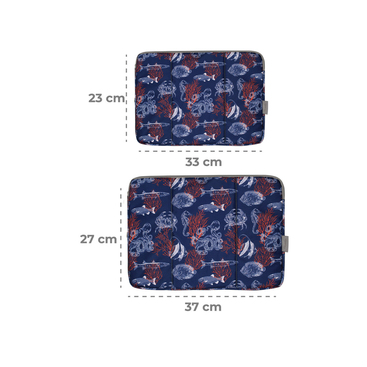 Estuche Laptop Pequeño ULTRA Estampado Vida Citybags Multicolor 33x23x2