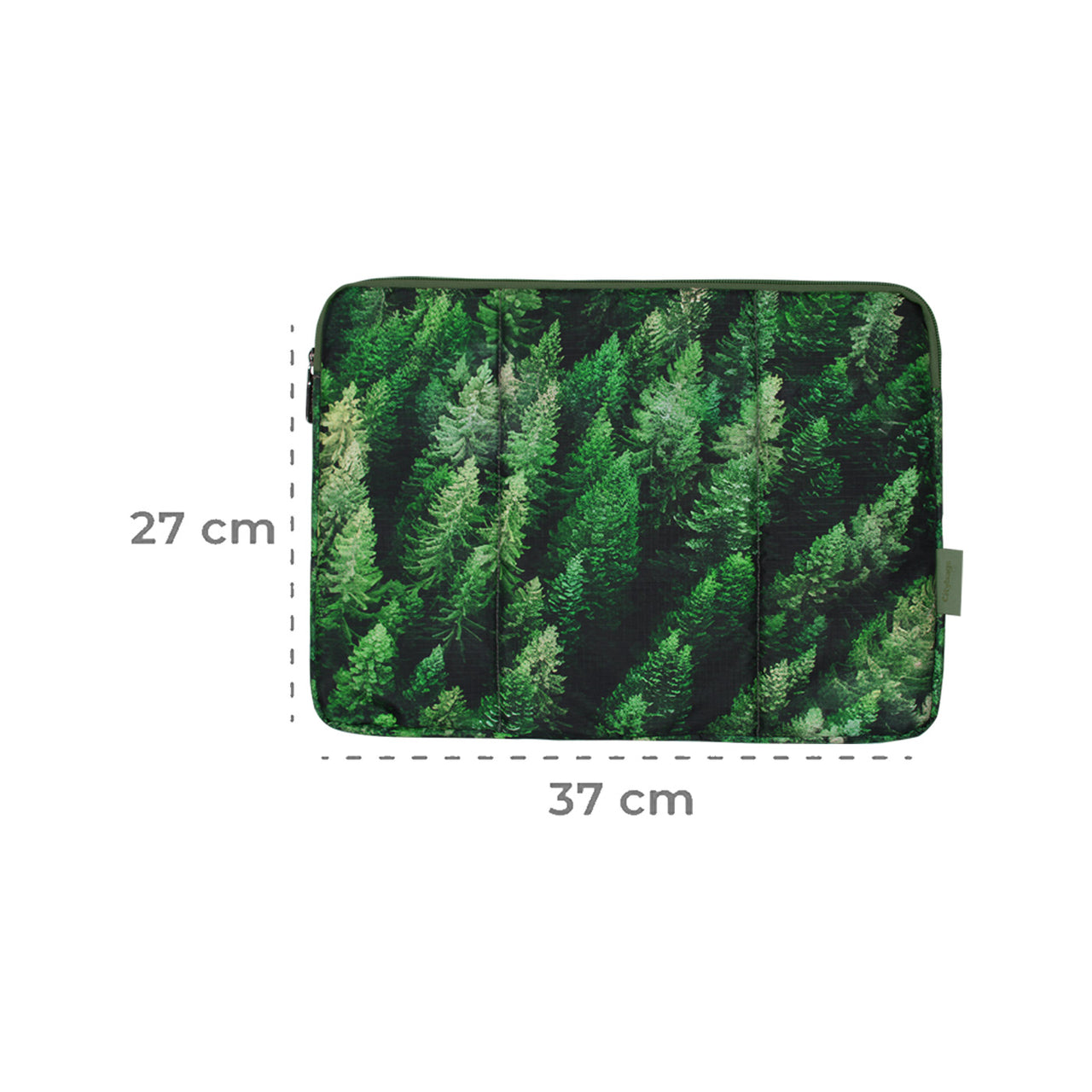 Estuche Laptop Grande ULTRA Estampado Bosque Citybags Multicolor 37x27x2cm