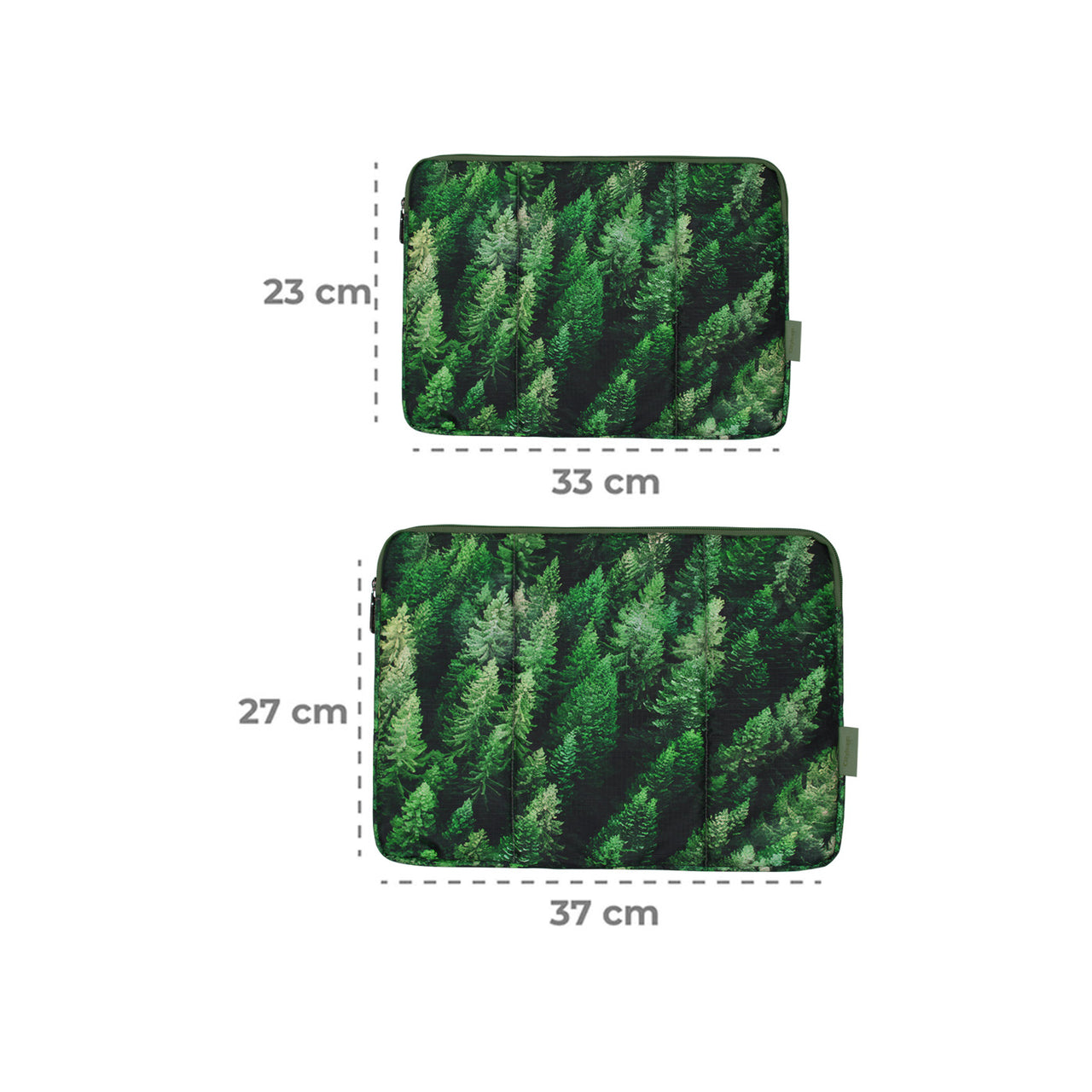 Estuche Laptop Pequeño ULTRA Estampado Bosque Citybags Multicolor 33x23x2