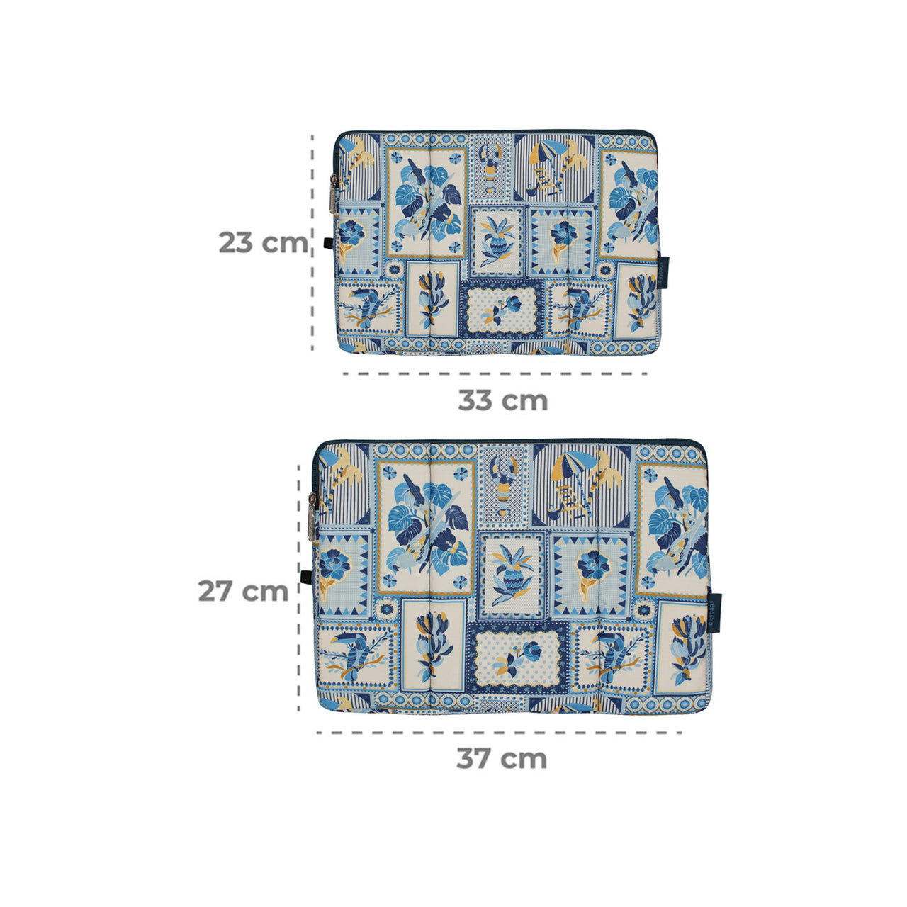 Estuche Laptop Grande ULTRA Estampado Tropic  Citybags 37x27x2cm