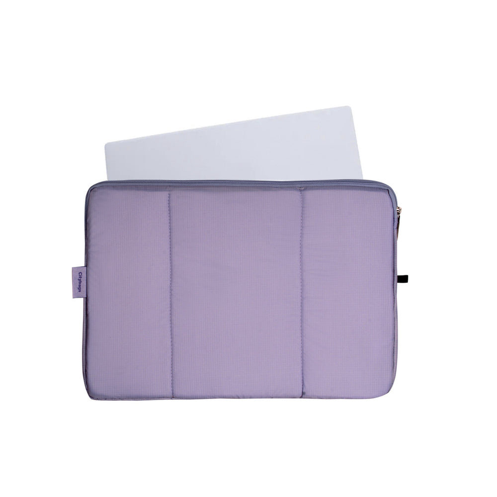 Estuche Laptop Grande Citybags Morado Lila 37x27x2cm