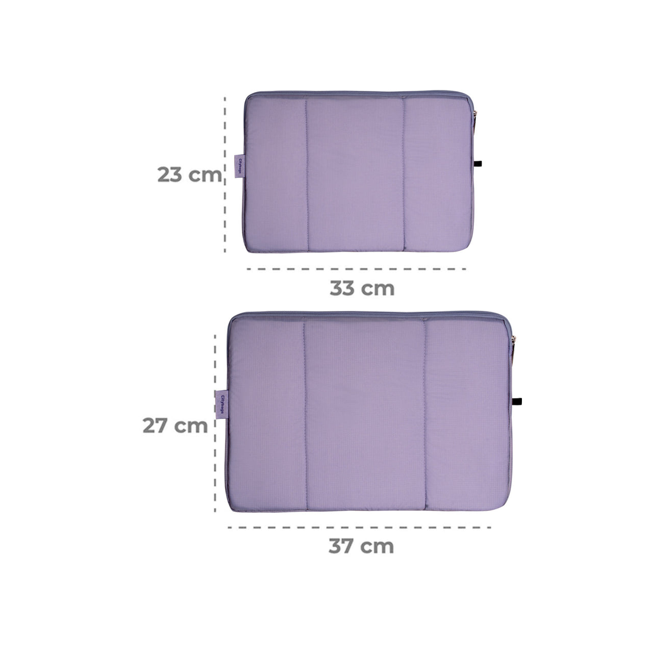 Estuche Laptop Pequeño Citybags Morado Lila 33x23x2