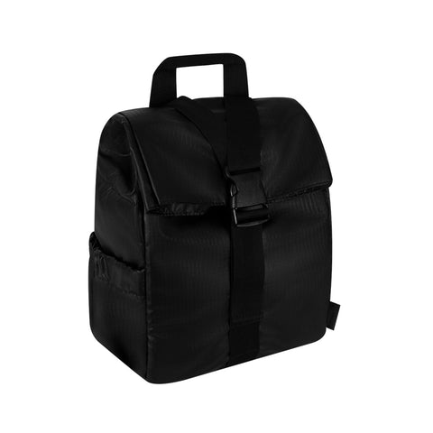 Lonchera Ajustable Convertible Morral Citybags Ultra Brillante Negro