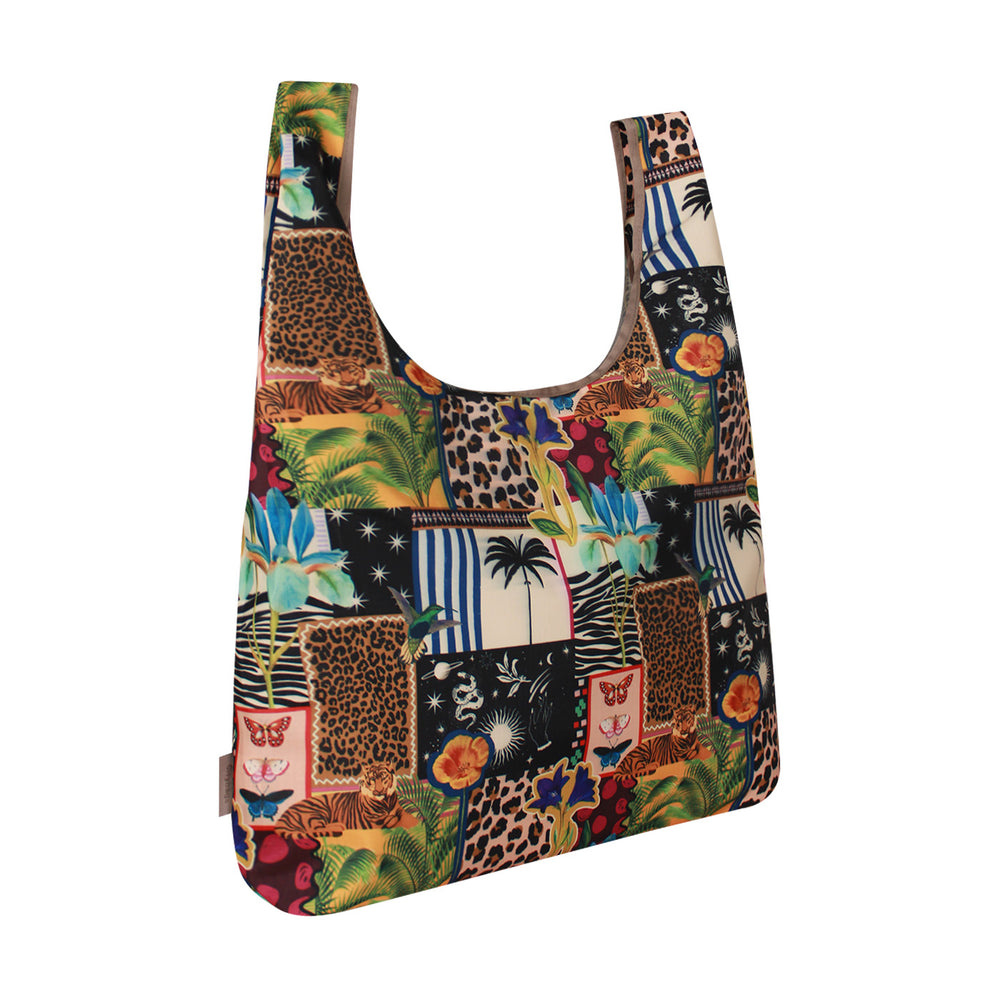 Bolsa Compras Tafeta Estampado Glam Citybags