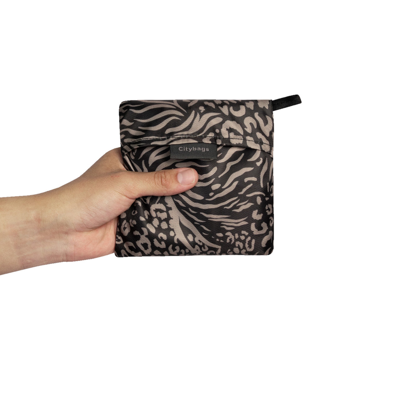 Bolsa Compras Tafeta Estampado Salvaje Citybags