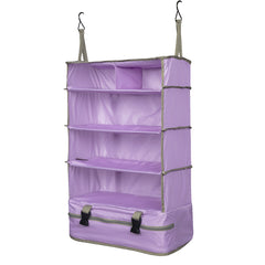 Cubo organizador acordeon de 6compartimientos Morado Lila -BE