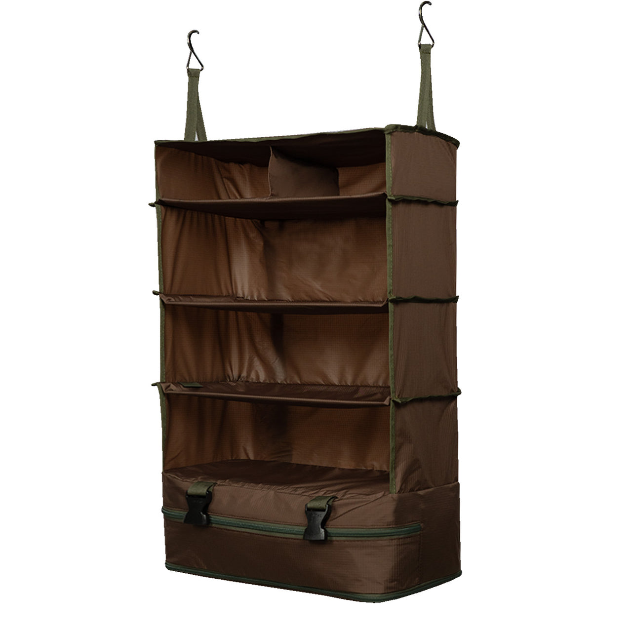 Cubos Organizador de viaje Acordeon 6 compartimientos Light Café