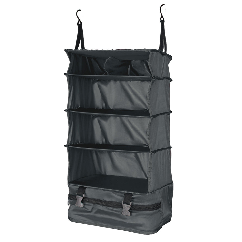 Cubo organizador acordeon de 6compartimientos light gris V2 reata negra