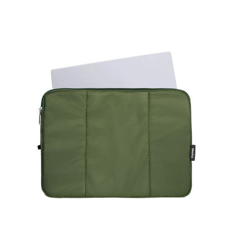 Estuche Laptop Grande Citybags Verde Militar 37x27x2cm