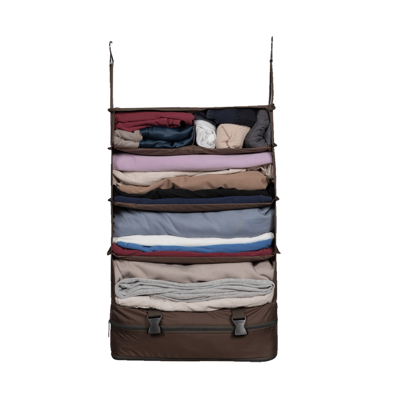 Cubos Organizador de viaje Acordeon 6 compartimientos Light Cafe -CF