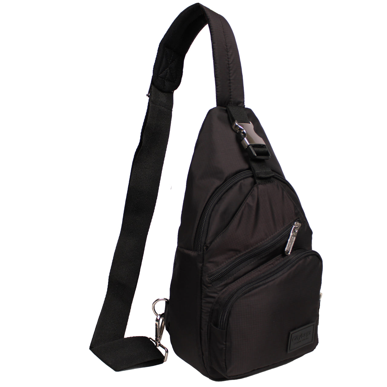 Bandolera Cruzada de Viaje Mediana Light Negro -NG