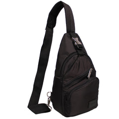 Bandolera Cruzada de Viaje Mediana Light Negro -NG