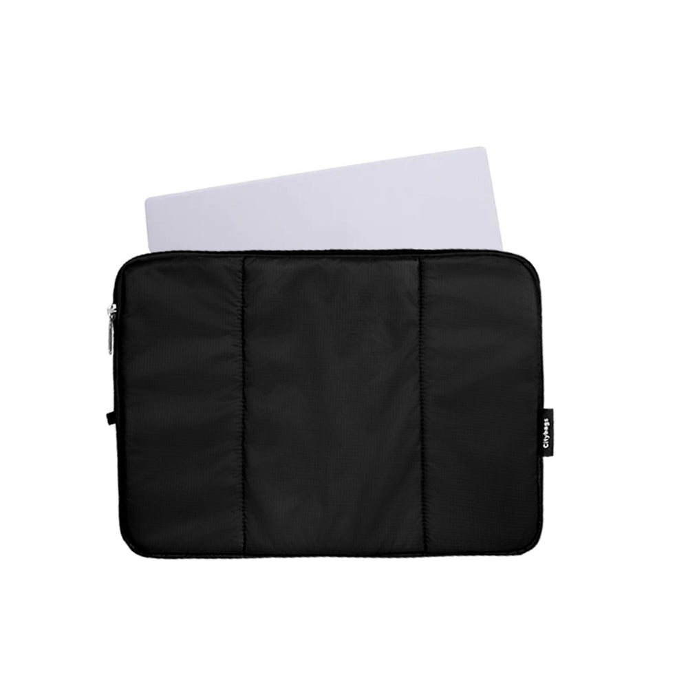 Estuche Laptop Grande Citybags Negro 37x27x2cm