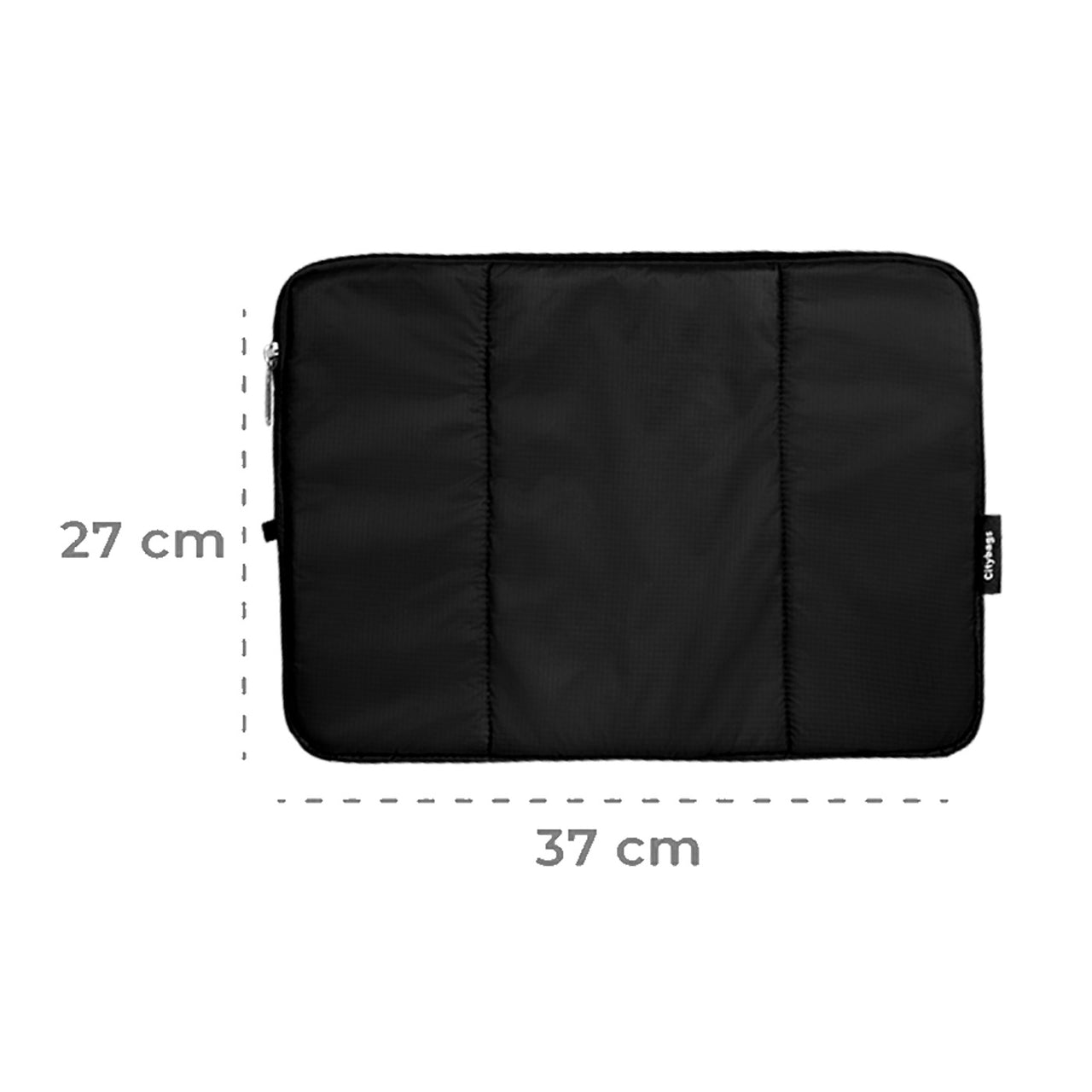 Estuche Laptop Grande Citybags Negro 37x27x2cm