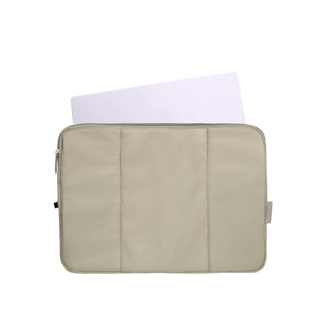 Estuche Laptop Grande Citybags Beige 37x27x2cm